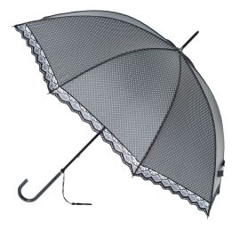 Boutique Classic w/ Lace Piped Charcoal/White Stick
